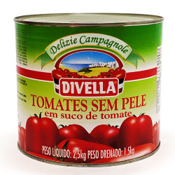 Tomate Pelado 2,5Kg Divella