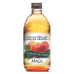 Vinagre de Maçã Sem Açúcar 500ml Senhor Viccino