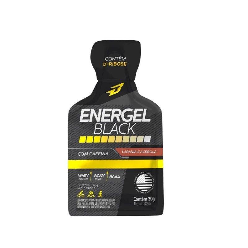 Energel Black Laranja com Acerola 30g BodyAction