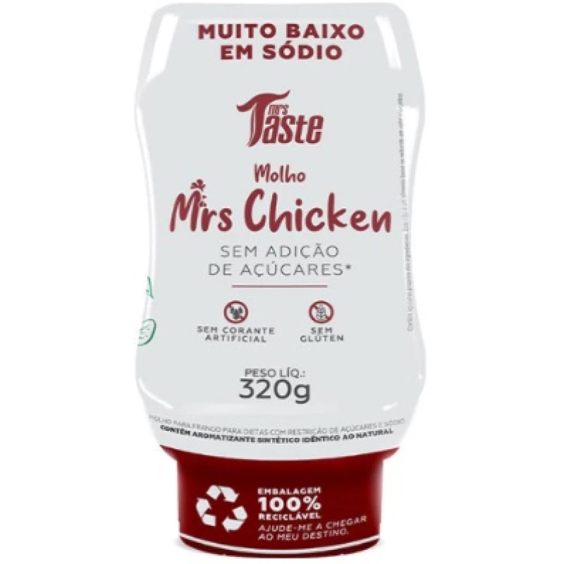 mrs Molho de Mostarda Mrs. Taste 350g - Casa Santa Luzia