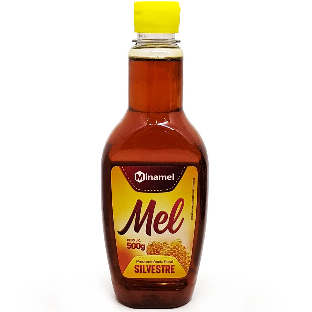 Mel Multifloral Silvestre 500g Minamel no Empório Rosa