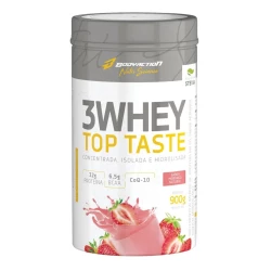 3 Whey Top Taste Morango 900g Bodyaction