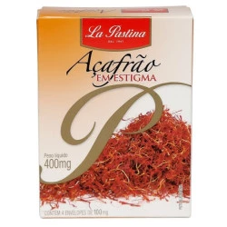Açafrão em Estigmas 400mg La Pastina