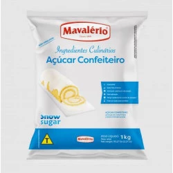 Açúcar de Confeiteiro Snow Sugar 1Kg Mavalério