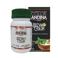 Adoçante Stevia 40g Color Andina
