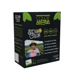Adoçante Stevia 50 Sachês de 800mg (40g) Color Andina
