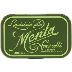 Alcaçuz Puro com Hortelã 40g Amarelli