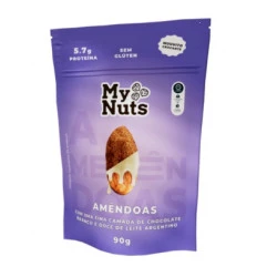 Amêndoas com Chocolate Branco e Doce de Leite 90g My Nuts