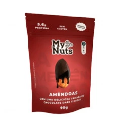 Amêndoa com Chocolate Dark e Cacau 90g My Nuts