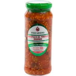 Antepasto de Pimenta Biquinho 180g Fogo Mineiro