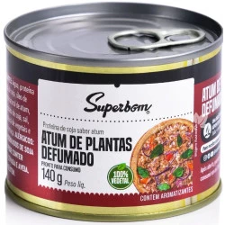 Atum de Plantas Defumado 140g Superbom