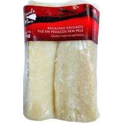 Bacalhau Filé do Porto 1kg Bacala Mare