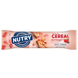 Barra de Cereal Morango com Chocolate 22g Nutry