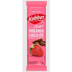 Barra de Cereal sabor Morango com Chocolate 20g Kobber