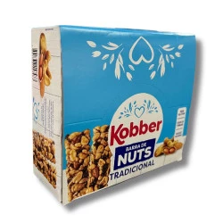 Barra de Cereal Nuts Tradicional Display 300g Kobber