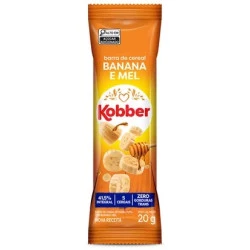 Barra de Cereal sabor Banana e Mel 20g Kobber