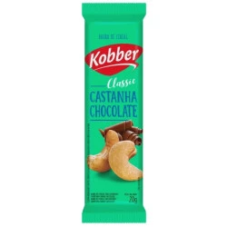 Barra de Cereal sabor Castanha com Chocolate 20g Kobber