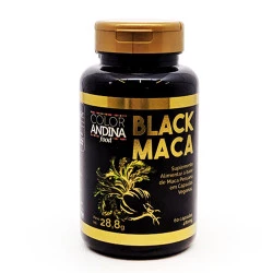 Cápsulas de Black Maca Peruana 60 de 480mg Color Andina (Val.07/25)
