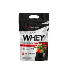 Body Whey Sabor Morango 900g BodyAction