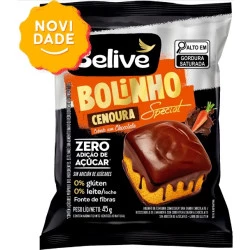 Bolinho de Cenoura Zero Açúcar 45g Belive