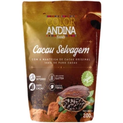 Cacau Selvagem em Pó 200g Color Andina