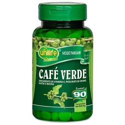 Cápsulas de Café Verde 90 de 400mg Unilife