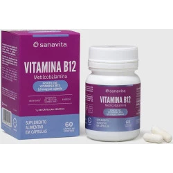 Capsula Vitamina B12 60cp Sanavita