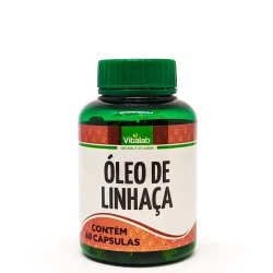 Cápsulas de Óleo de Linhaça 60 de 1g da Vitalab