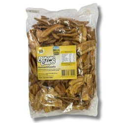 Chips de Banana Açúcar e Canela 500g Ouro Verde