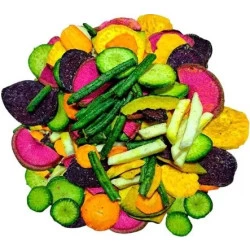 Chips Mix de Vegetais Temperados Granel