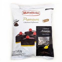 Cobertura Gotas Chocolate Amargo 1,01Kg Mavalério
