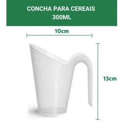 Concha para Cereais e Ração Capacidade 300ml (10x13cm) 