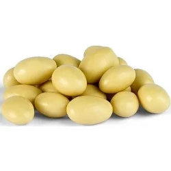 Dragee Amêndoa Chocolate Branco Granel | Sabor e Sofisticação