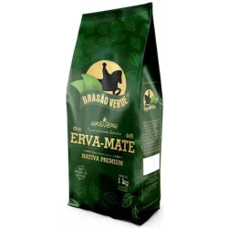 Erva-Mate a Vácuo Nativa Premium 1kg Brasão Verde