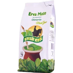 Erva-Mate Nativa Premium Moagem Grossa 1kg Brasão Verde
