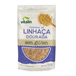 Farinha de Linhaça Dourada sem Glúten 150g Vitalin