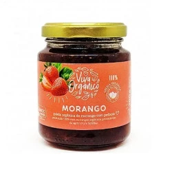 Geleia Orgânica de Morango com Pedaços 280g Viva Orgânico