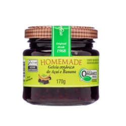 Geleia Orgânica de Açaí com Banana 170g Homemade