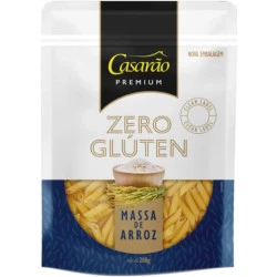 Macarrão Penne de Arroz sem Glúten 200g Casarão