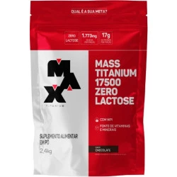 Mass Titanium Chocolate 17500 Zero Lactose 2,4kg Max Titanium