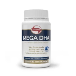 Cápsulas de Ômega 3 Mega DHA 60 de 1g Vitafor