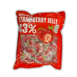 Mini Bala de Morango Jelly 1kg