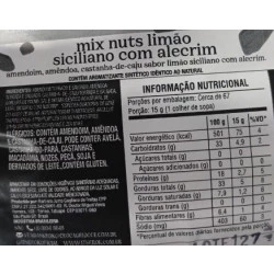 Mix de Nuts com Limão Siciliano e Alecrim Granel