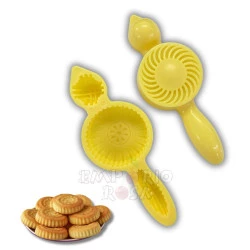 Molde/Forma Plástica 3 em 1 Redonda para Biscoito Maamoul (Biscoito/Doce Árabe)