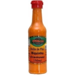 Molho de Pimenta Biquinho Defumada Cremosa 150ml D'Horta