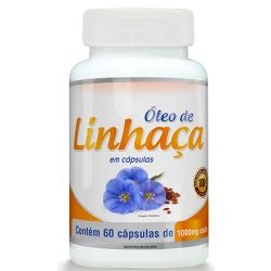 Cápsulas de Óleo de Linhaça 60 de 1000mg Promel