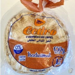 Pão Sírio Tradicional Cedro 650g