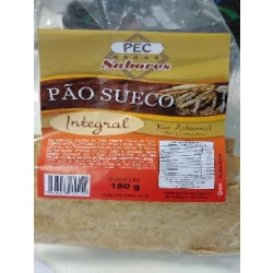 Pão Sueco Integral 180g Pec Sabores