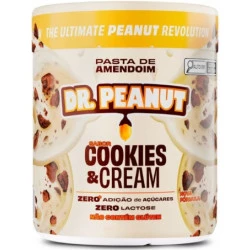 Pasta de Amendoim sabor Cookies & Cream 400g Dr. Peanut