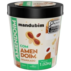 Pasta de Amendoim Granulada 1,02Kg Mandubim
